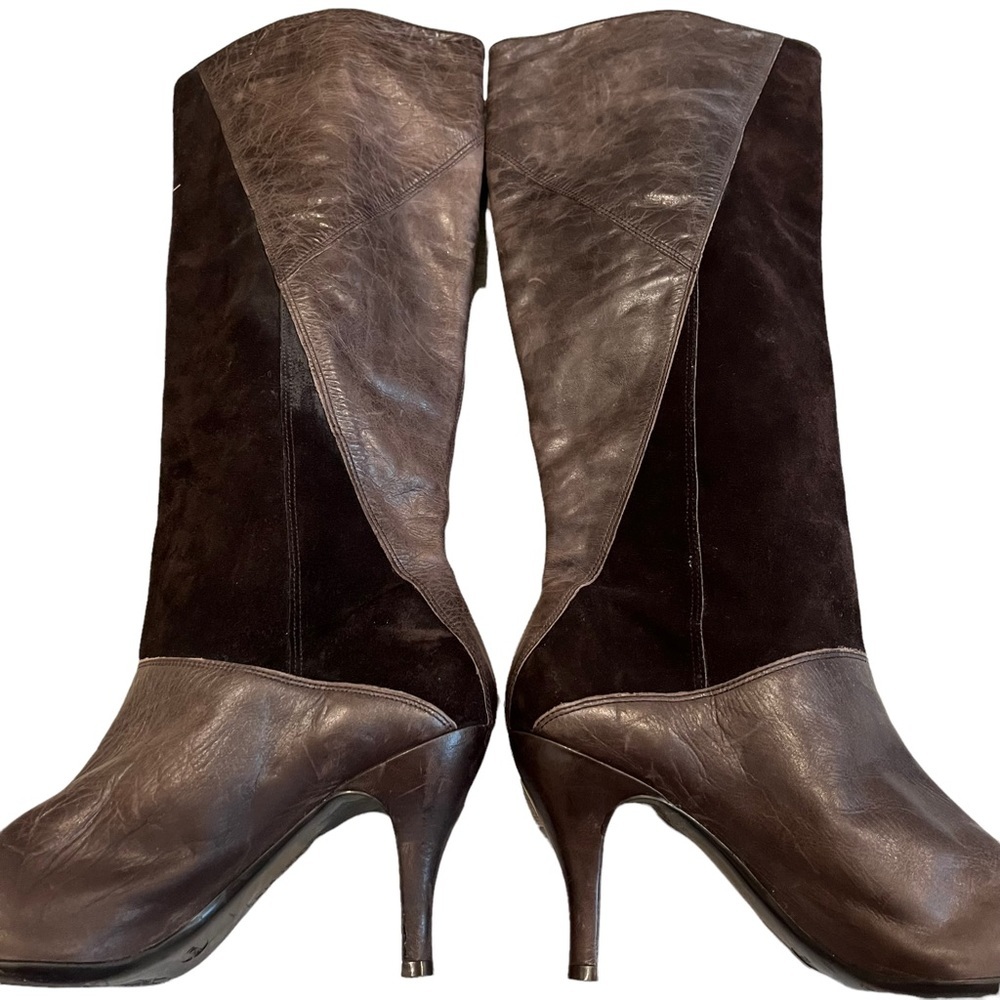 Gianni Bini Vintage Leather Knee High Boots - Picture 10 of 13